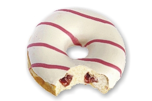 Filled Donut With Rasperry Filling 