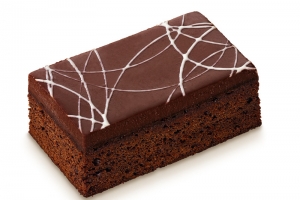 Chocolate & Stripes Cake